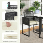 3-Piece Patio PE Wicker Furniture Set  product image