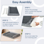 Dog Pet Bed with Orthopedic Egg Crate and Removable Cover product image