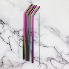 Eco-Friendly Stainless Steel Straws (4-Pack) product image