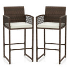 Patio Bar Stools with Contoured Backrest (Set of 2 or 4) product image