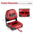 Low Back Boat Seat Set with Folding Design (Set of 2) product image
