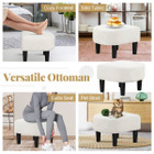 Barrel Chair with Ottoman Footrest  product image