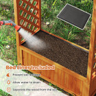 Wooden Raised Garden Bed with Lattice Trellises product image