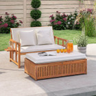 Outdoor Daybed with 4-Level Backrest and Ottoman product image