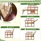 Outdoor Daybed with 4-Level Backrest and Ottoman product image