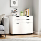 4-Drawer File Cabinet with Adjustable Metal Hinges product image
