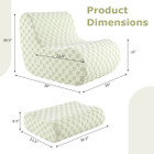 Foam Floor Chair with Ottoman product image