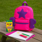 Bright Pink & Purple Star Backpack product image