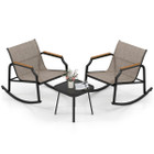 3-Piece Outdoor Rocking Bistro Set  product image