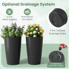 21" Tall Plastic Planters (Set of 2) product image