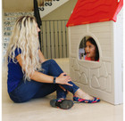 Kids' Cottage Foldable Plastic Playhouse product image