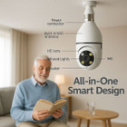 5G WiFi Bulb E27 Security Camera (with or without SD Card) product image
