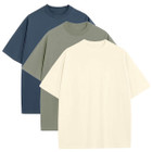 Men’s Heavyweight Oversized Drop Shoulder Fashion Tees (1- or 3-Pack) product image