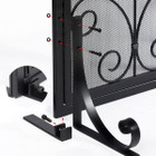 Amagabeli Fireplace Screen with Doors product image