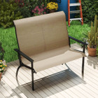 2-Person Patio Garden Bench with High Back and Armrests product image