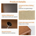 Mid-Century Modern TV Stand with Adjustable Shelf product image