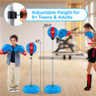 Boxing Punching Bag with Height Adjustable Stand and Boxing Gloves product image