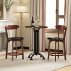 23.5" Bar Stool Set with Curved Backrest (Set of 2 or 4) product image