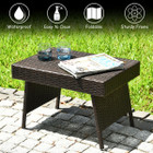Folding Wicker Patio Coffee Table product image