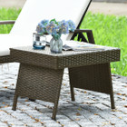 Folding Wicker Patio Coffee Table product image
