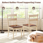 Wooden Dining Chairs with Curved Backrest  product image