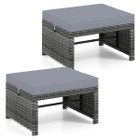 Patio Ottomans with Removable Cushions product image