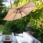 9ft Outdoor Patio Umbrella with Umbrella Stand and Wheels product image