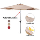 9ft Outdoor Patio Umbrella with Umbrella Stand and Wheels product image