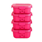 Glass Container Set with Silicone Sleeve product image