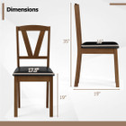Dining Chairs with Hollowed Surface (Set of 2 or 4) product image