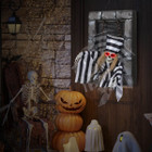 18” Animated Hanging Skull Prisoner Decoration with LED Lights product image