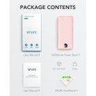 10000mAh Power Bank with Built-in Cables and AC Wall Plug product image