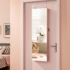Mirrored Wall or Door Mounted Jewelry Cabinet product image
