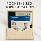Crocodile-Textured Card Holder product image