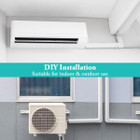 4" PVC Decorative Mini Split Line Set Cover product image