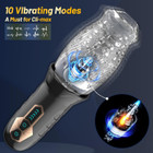 Rechargeable Vibrating Stroker with 10 Vibration and 5 Rotating Modes product image