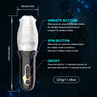 Rechargeable Vibrating Stroker with 10 Vibration and 5 Rotating Modes product image