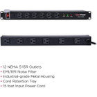 CyberPower 12-Outlet 15-foot Rackmount Surge Protector product image
