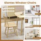 Armless Dining Chairs with Solid Wood Frame (Set of 2) product image