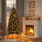6FT Artificial Halloween Tree with Warm White Lights product image