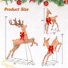 3-Piece Christmas Reindeer Family Decoration Set  product image