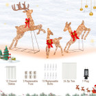 3-Piece Christmas Reindeer Family Decoration Set  product image