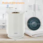 21L Large Capacity Towel Warmer with Flip-Top Lid product image