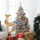 Foldable Natural or Flocked Christmas Tree product image