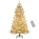 Snow-Flocked Artificial Christmas Tree with LED Lights and Remote Control product image