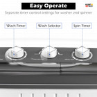 Compact Mini Portable Twin-Tub Washing Machine product image