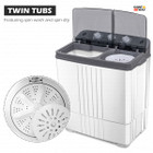 Compact Mini Portable Twin-Tub Washing Machine product image
