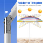  6.5 FT Beach Outdoor Umbrella with Carrying Bag product image