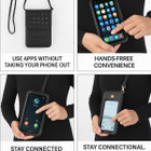 Unisex Touch Screen, Clear Window Crossbody Bag product image
