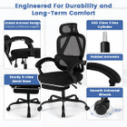 Ergonomic Office Chair with Retractable Footrest product image